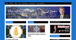 Desktop Screenshot of davidduke.com